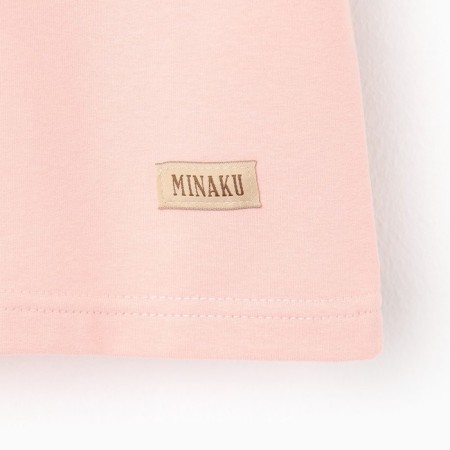 Kids (T -shirt, shorts) minku beige color/ graphite, height 110 cm-8