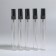A bottle for storage, with a sprayer, 10 ml, packing - 5 pcs, black color