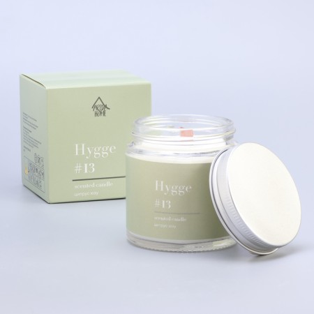 Aromatic candle "Hygge" #13 citrus yuza, soy wax, in a jar, 90 g-8