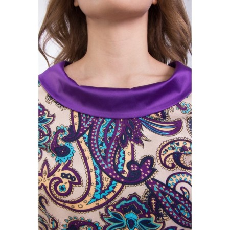 Female blouse, size 44, purple color-4