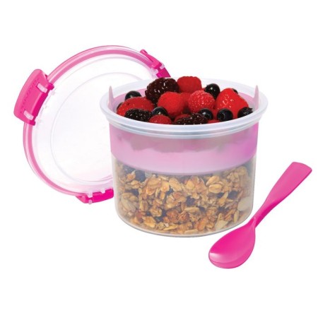 Sistema Breakfast to-go, double, 530 ml lunch lunch with a spoon.-1