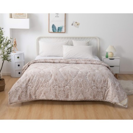 Blanket "Babylon", size 160x220 cm, beige color