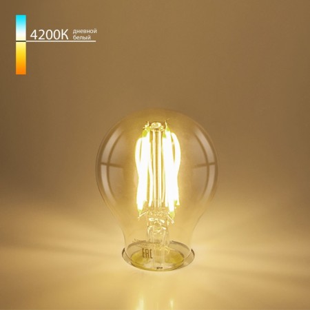 Filament LED lamp Elektrostandard, Classic F, 60x60x105 mm, 12W, E27, 1300LM, 4200K