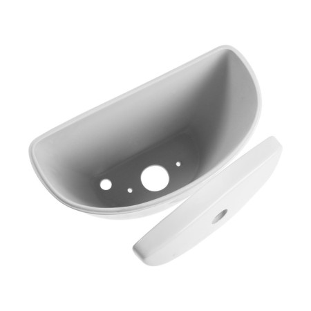 "Uni" toilet tank with lower eyeliner, without a button, without reinforcement-3