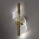 Bra "spiral" Led 3000k gold 30x13x13cm