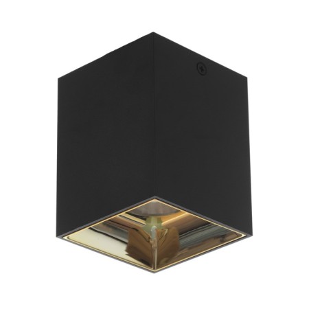 Lamp "Cube" LED 4000K 10W DIM220 Black gold 7.5x7.5x9.5cm