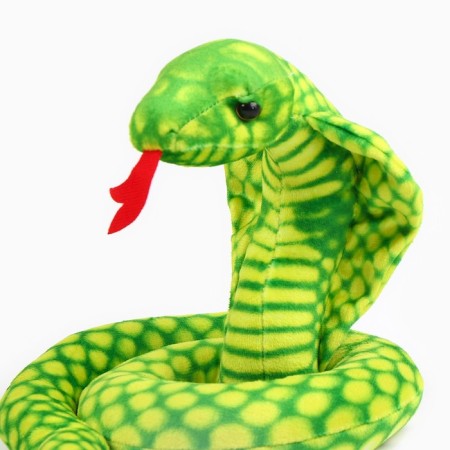 Soft toy "Cobra", 15 cm, green color-7