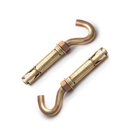 Steelrex anchor bolt, with a hook, galvanized, 8x45 mm, 3 pcs