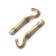 Steelrex anchor bolt, with a hook, galvanized, 8x45 mm, 3 pcs