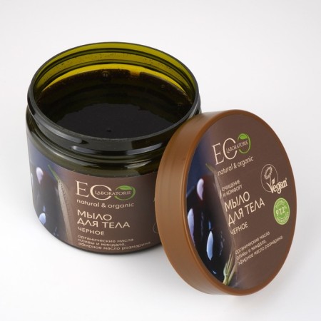 Body soap, black, 360 ml