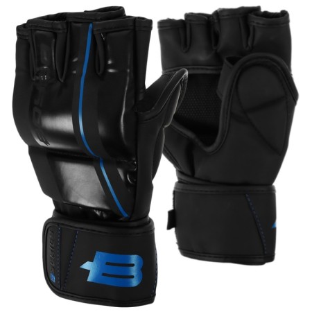 Gloves for MMA Boybo B-Series, p. XL, black/blue color