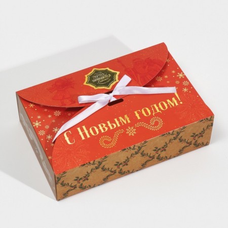 Box the team "New Year's Post", 28 x 18 x 8 cm, New Year-1
