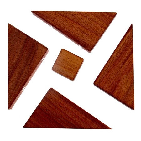 Magnetic puzzle according to the early development system, 5 parts-2