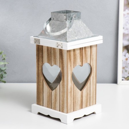 Climbing wood, glass "Love Flain" 15x15x30.5 cm-3