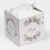 Confectionery box with a window, a chest, packaging, a “delicate wreath” 20 x 20 x 20 cm