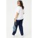 Female T -shirt, size 54, white color