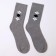 Socks male terry, gray color, size 25-27