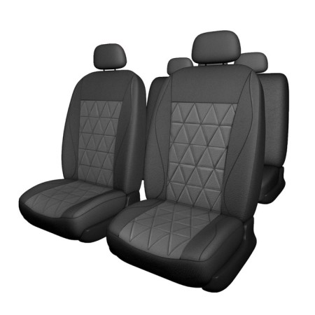 SkyWay Forward-17 seats, eco-leather, 11 items, black and gray
