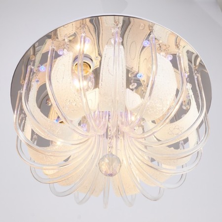 Luer with PDD "Liatris" 4x40W E27+RGB chrome 40x40x25 cm Bayerlux-2