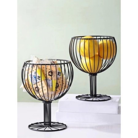 Basket for trifles "Aesthetics", 18 × 18 × 23 cm, black color-4