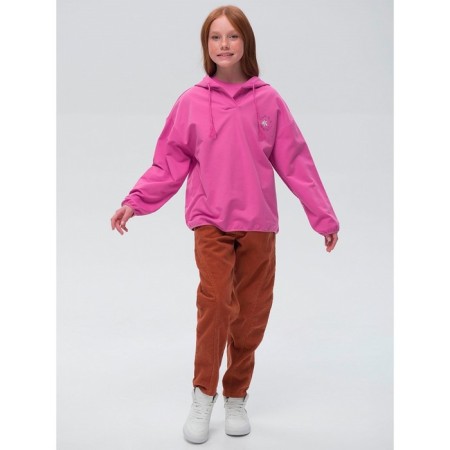 Sweep for girls, height 128 cm, pink color-6