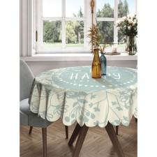 The tablecloth “Be happy”, round, Saten, d = 150 cm