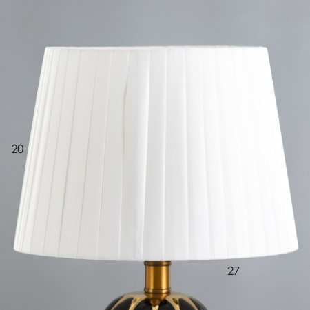 Lorenza table lamp E27 40W black -gold 28x28x51 cm Risalux-3