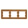 The frame "Glossa" Sche GSL000503, three -seater, horizontal, oak color