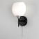 Sconces Citilux "Florida" CL148315, 15x23.5 cm, 1x60W, E14, Black Color Black