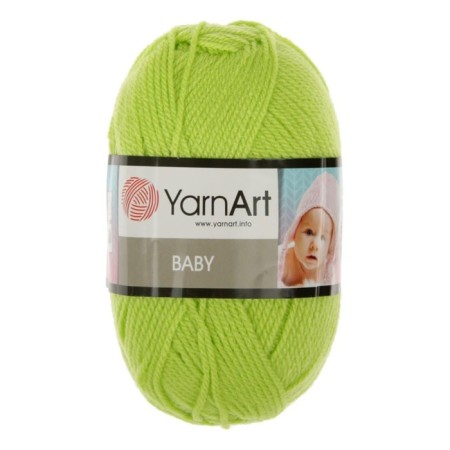 Baby yarn 100% acrylic 150m/50g (13854 bright salad)-1