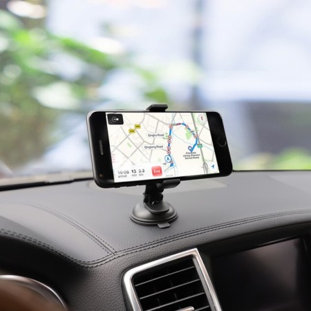 Hoco CA40 car holder, for 4-6.5 inches, black-4