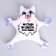 Auto -toe "no shame, no conscience", cat, on suction cups