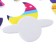 Soft puzzle for babies "Rocket", 12 parts, crumb I