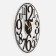 Watching clock, interior "contrast", D-39 cm, silent