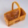 Wicker basket, sequoia, 23.5x13.5x11/28 cm, natural