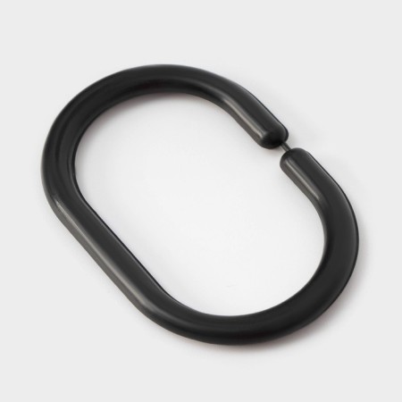 A set of hooks for curtains 12 pcs, the color is black-3