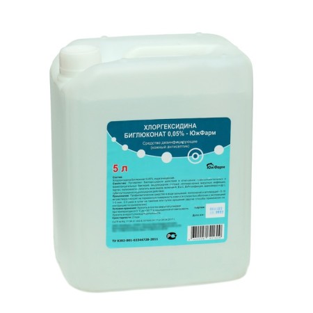 Chlorhexidine "South -Fram", Bigluconate 0.05%, 5 liters