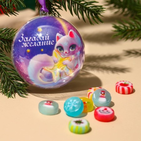 New Year! Lollows "make a desire" in a plastic ball, 33 g.-1