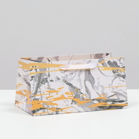 Flowers box "Marble", 24 x 12 x 12 cm