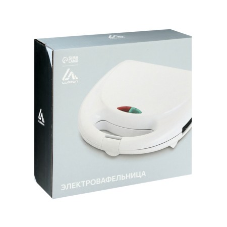 Electrovatheller Luazon WV-02, 750 W, Viennese waffles, anti-stick coating, white-9