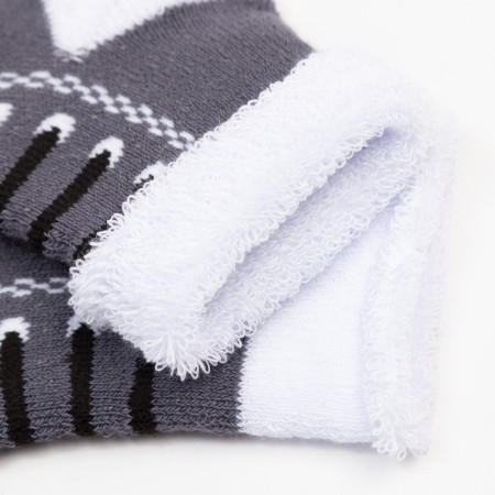 Noski children's terry, gray color, size 8-2