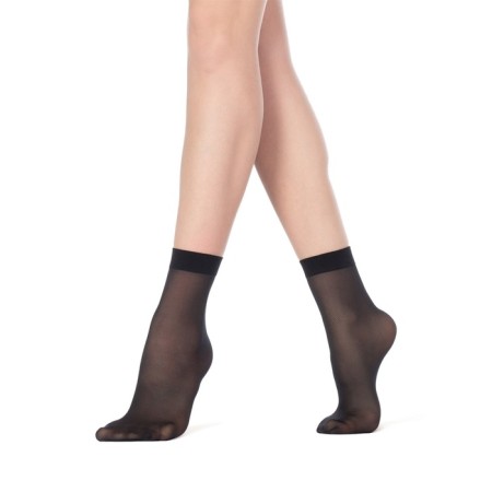Synthetic socks GLD CIAO 40, single size, Nero color, 2 pairs-1