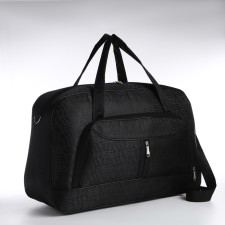 Road bag with lightning, external pocket, long belt, black color