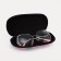 Lightning glasses, length 17 cm, pink color