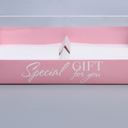 Confectionery box for mousse cakes "Love", 17.8 x 17.8 x 6.5 cm-2