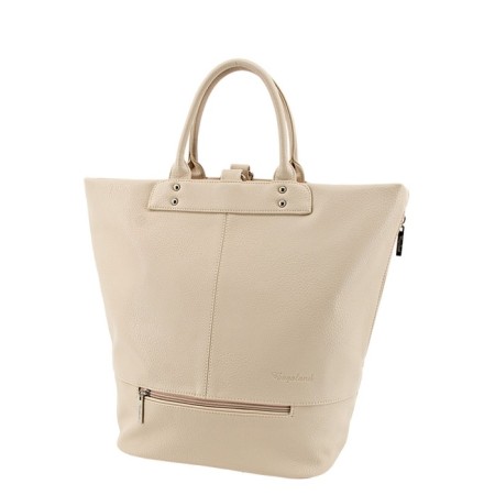 Bag Schoper, Lightning Department, beige color 35x28x17.5cm