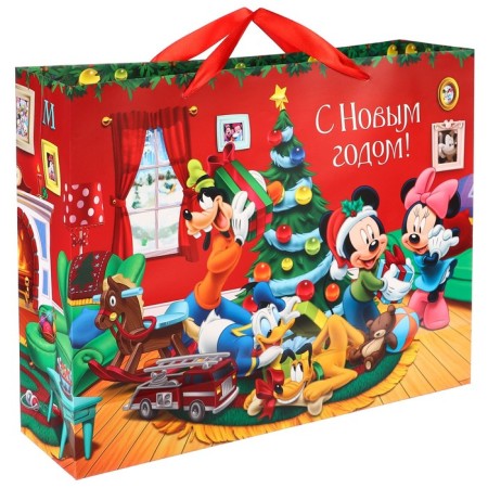 New Year. Gift package, 31x40x11.5 cm, packaging, Mickey Mouse-1