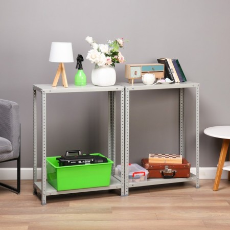 Metal rack, MS 1600x700x300, 4 shelves-4