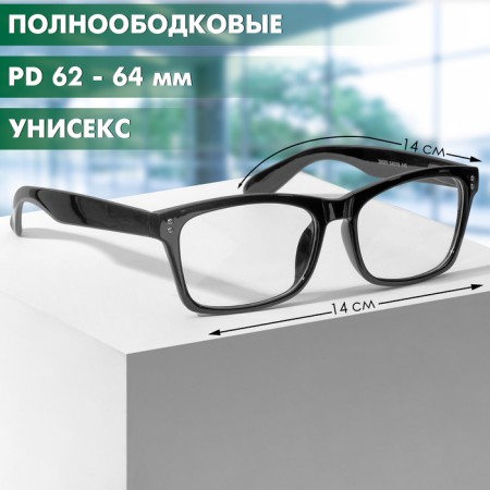 Computer glasses 28003, black gloss color-1