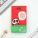 Acrylic key a keychain "Panda", 7 x 12.5 cm